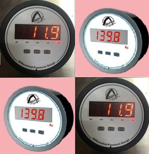 Cdpg-40l-led Aerosense Digital Differential Pressure Gauge - Measurement Range 0-10000 Pa | Lcd Display