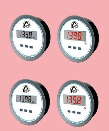 Cbdpg Digital Differential Pressure Gauge - 0-10000 Pa Range | Lcd Display, Battery Or 24v Powered, Built-in Buzzer And Backlight, Ideal For Clean Room And Pharmaceutical Applications