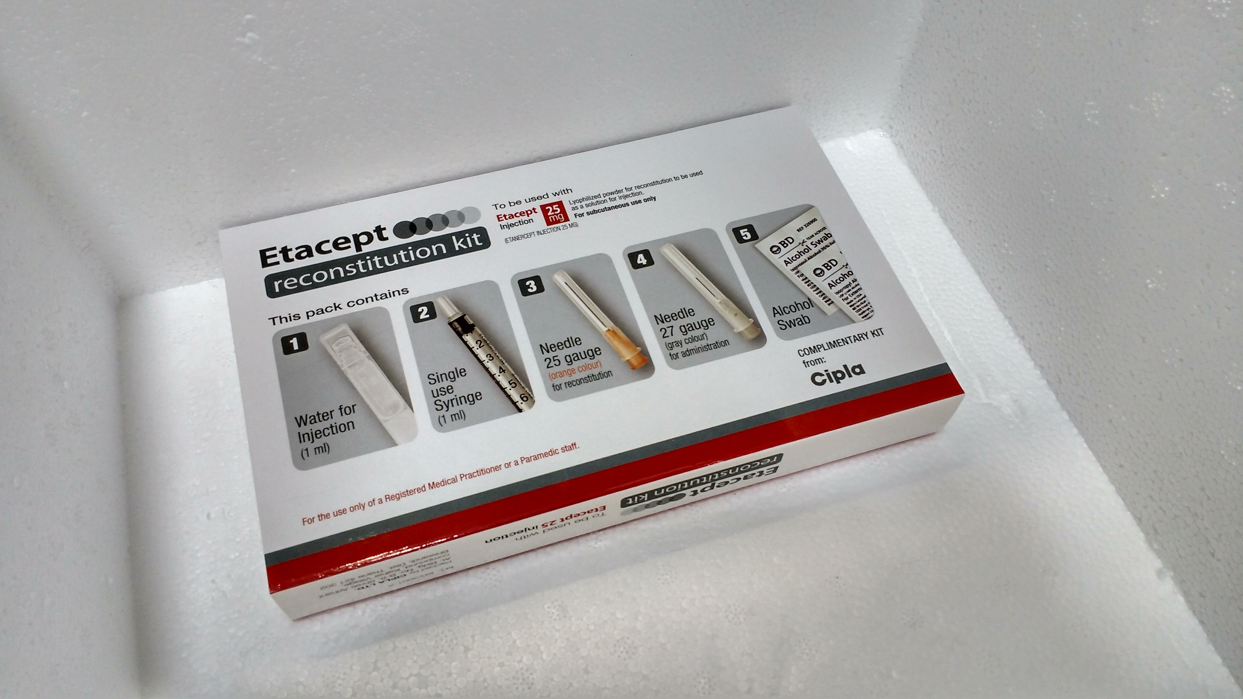 Etacept 25mg & Etacept Kit Injection