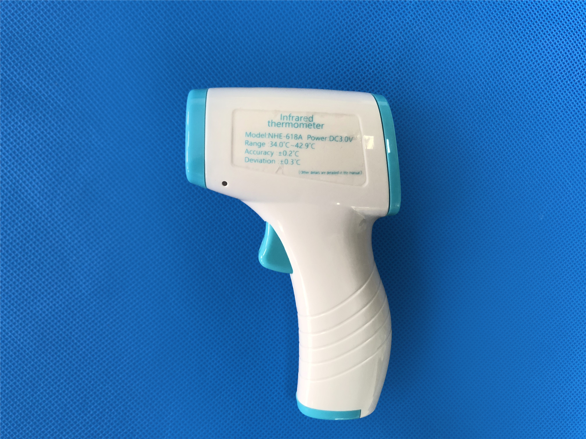 Forehead Thermometer For Body Fever Temperature - Lcd Display, Color: Blue, Measurement Range: 34.0-42.9â°c | High Accuracy, Non-intrusive, 50 Memory Data Records