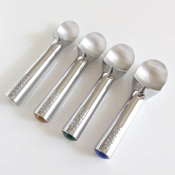 Ice Cream Scoops - Stainless Steel & Aluminium Alloy, 45-110 Grams Capacity | Lightweight Handles, Push Button Options, Scratch Resistant Finish
