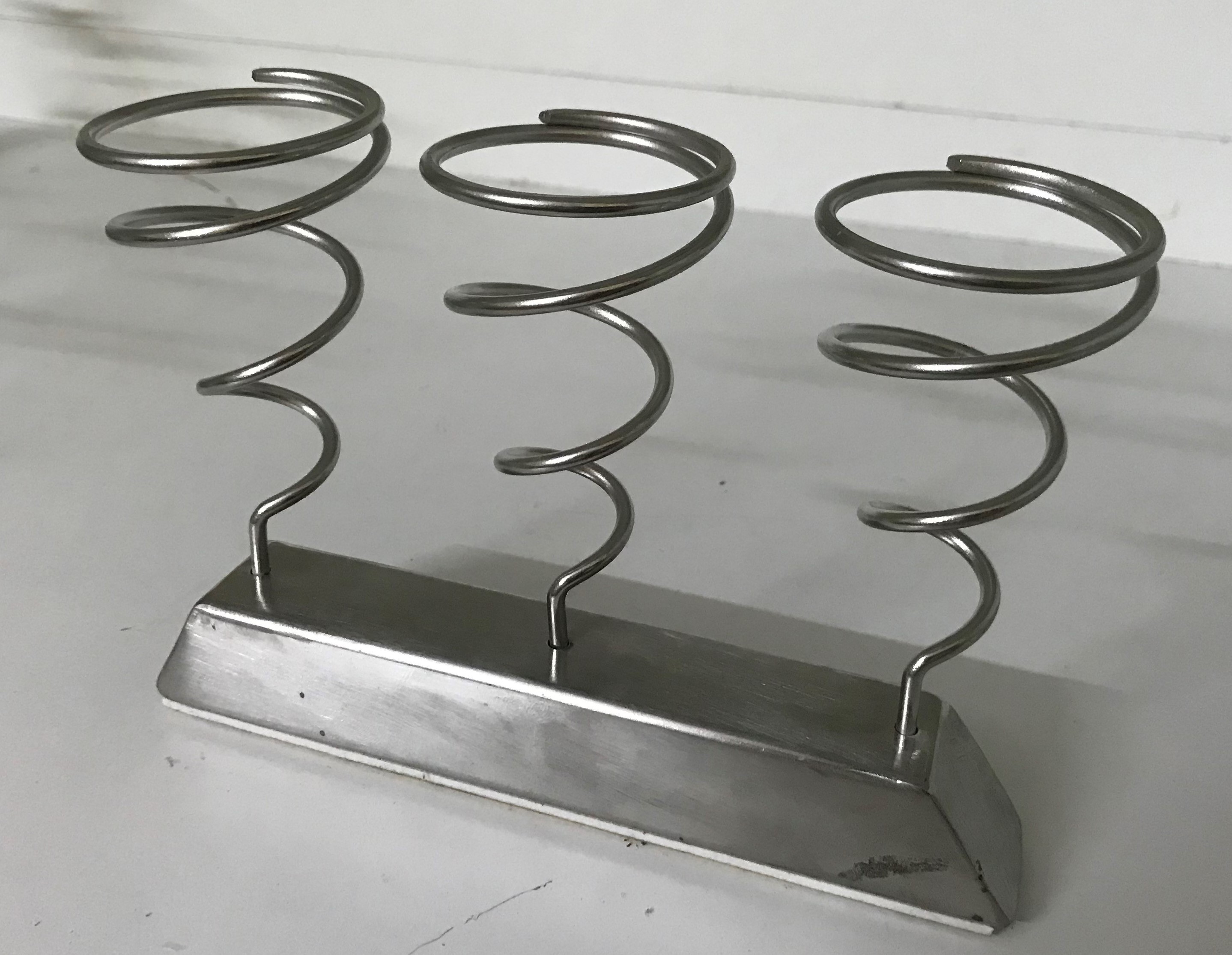 Waffle Cone Stand - Aluminum & Stainless Steel, Custom Size, Silver | Suitable For Canteen, Hotel, Restaurant, 1-year Warranty