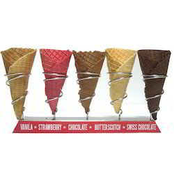 Waffle Cone Stand - Aluminum & Stainless Steel, Custom Size, Silver | Suitable For Canteen, Hotel, Restaurant, 1-year Warranty