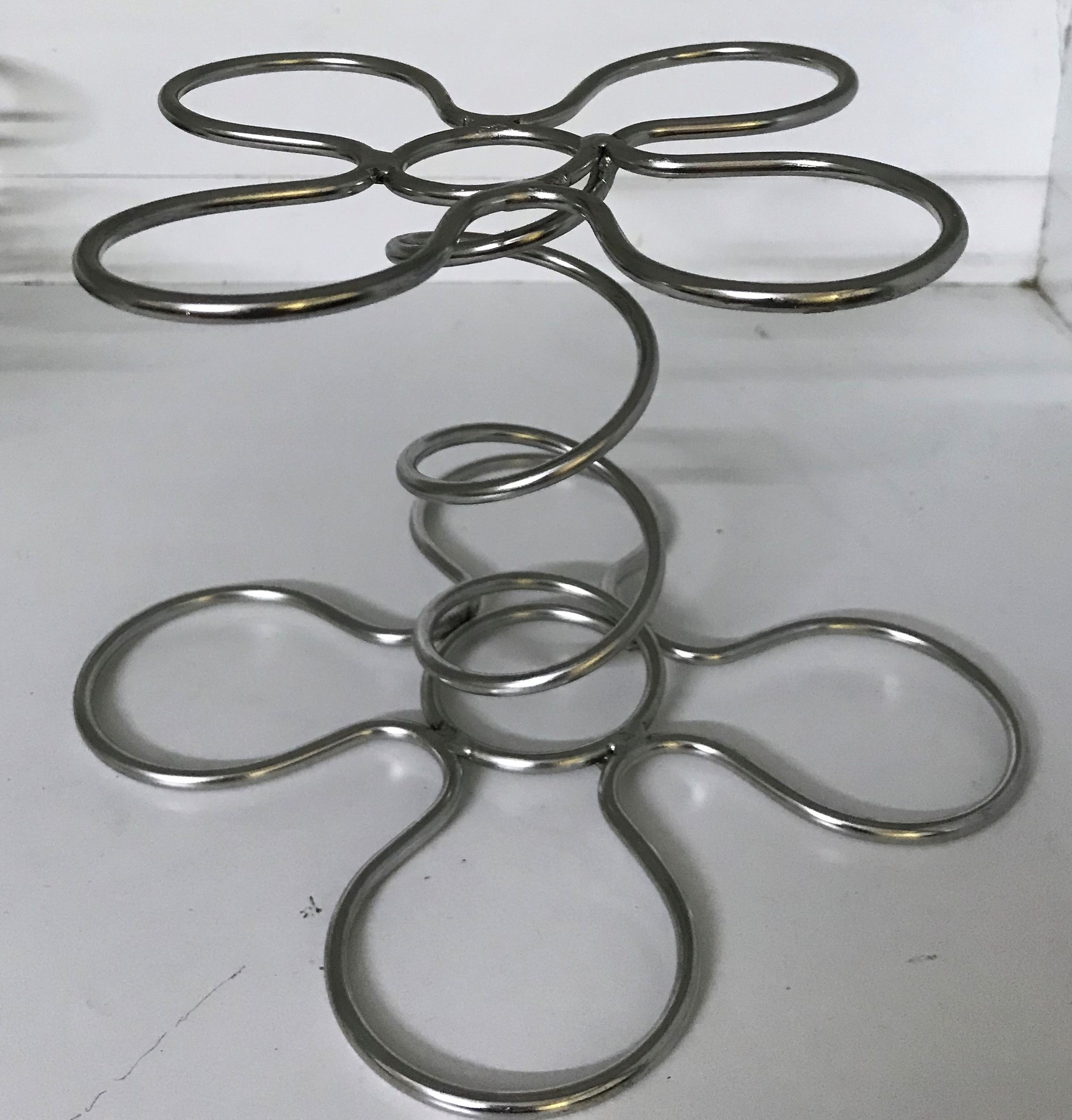 Waffle Cone Stand - Aluminum & Stainless Steel, Custom Size, Silver | Suitable For Canteen, Hotel, Restaurant, 1-year Warranty