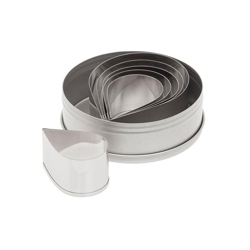 Steel Is Mirror Polished Pastry Cutter Set