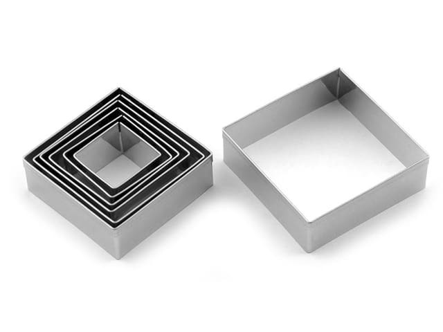 Steel Is Mirror Polished Pastry Cutter Set