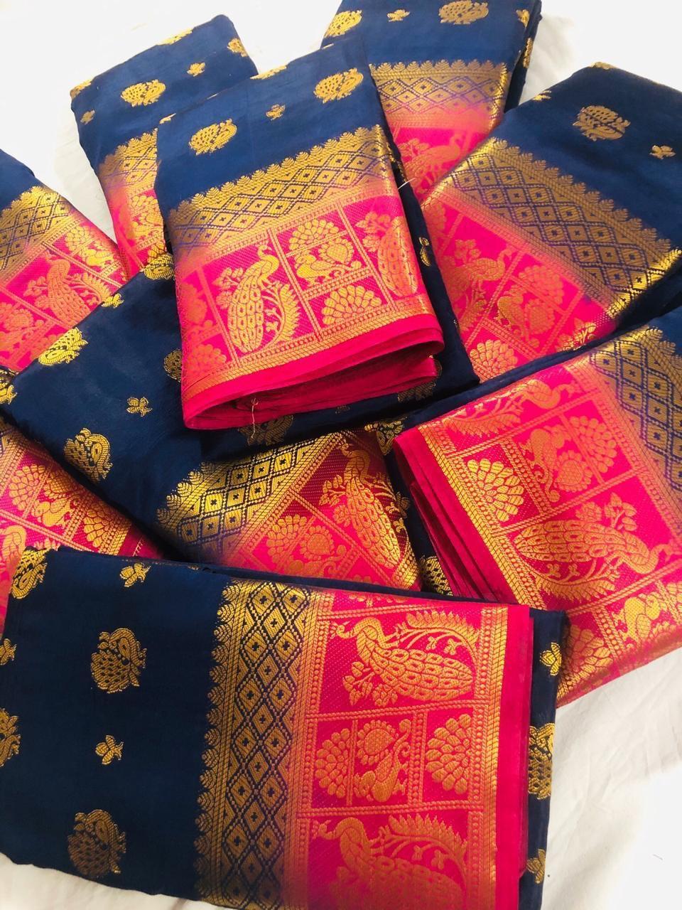 Multi Nylon Silk Sarees