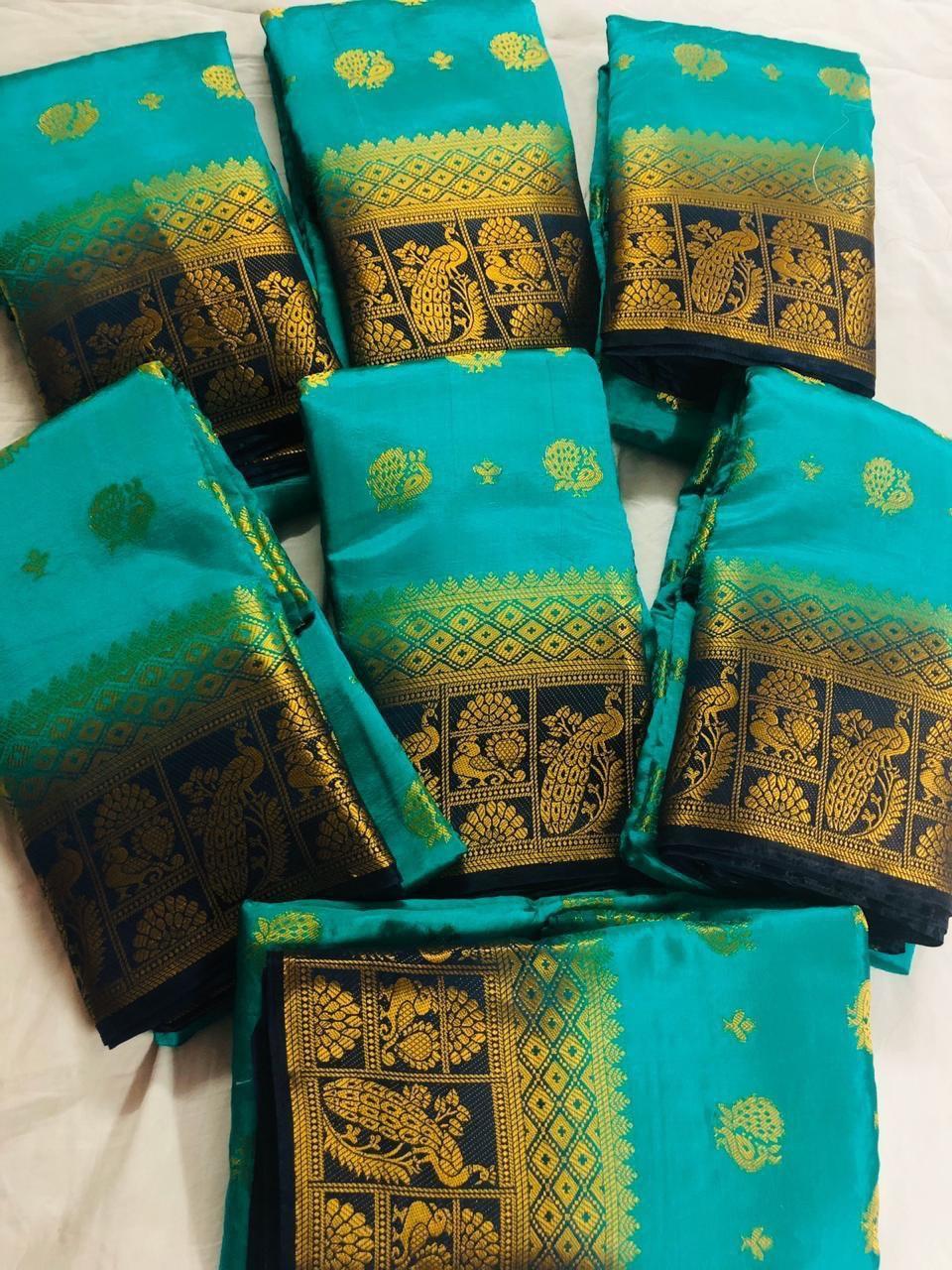 Multi Nylon Silk Sarees