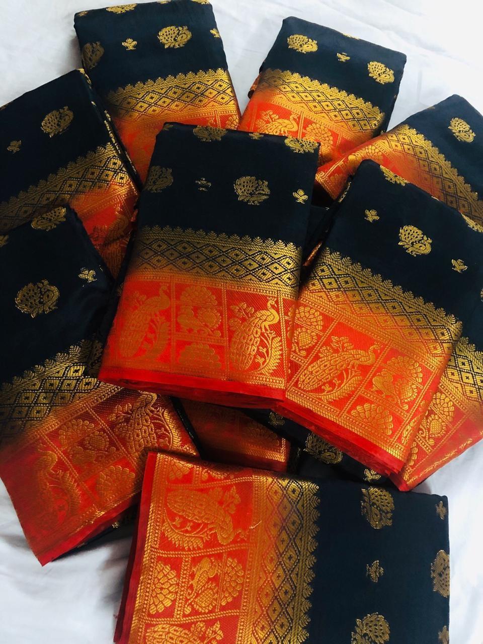 Multi Nylon Silk Sarees