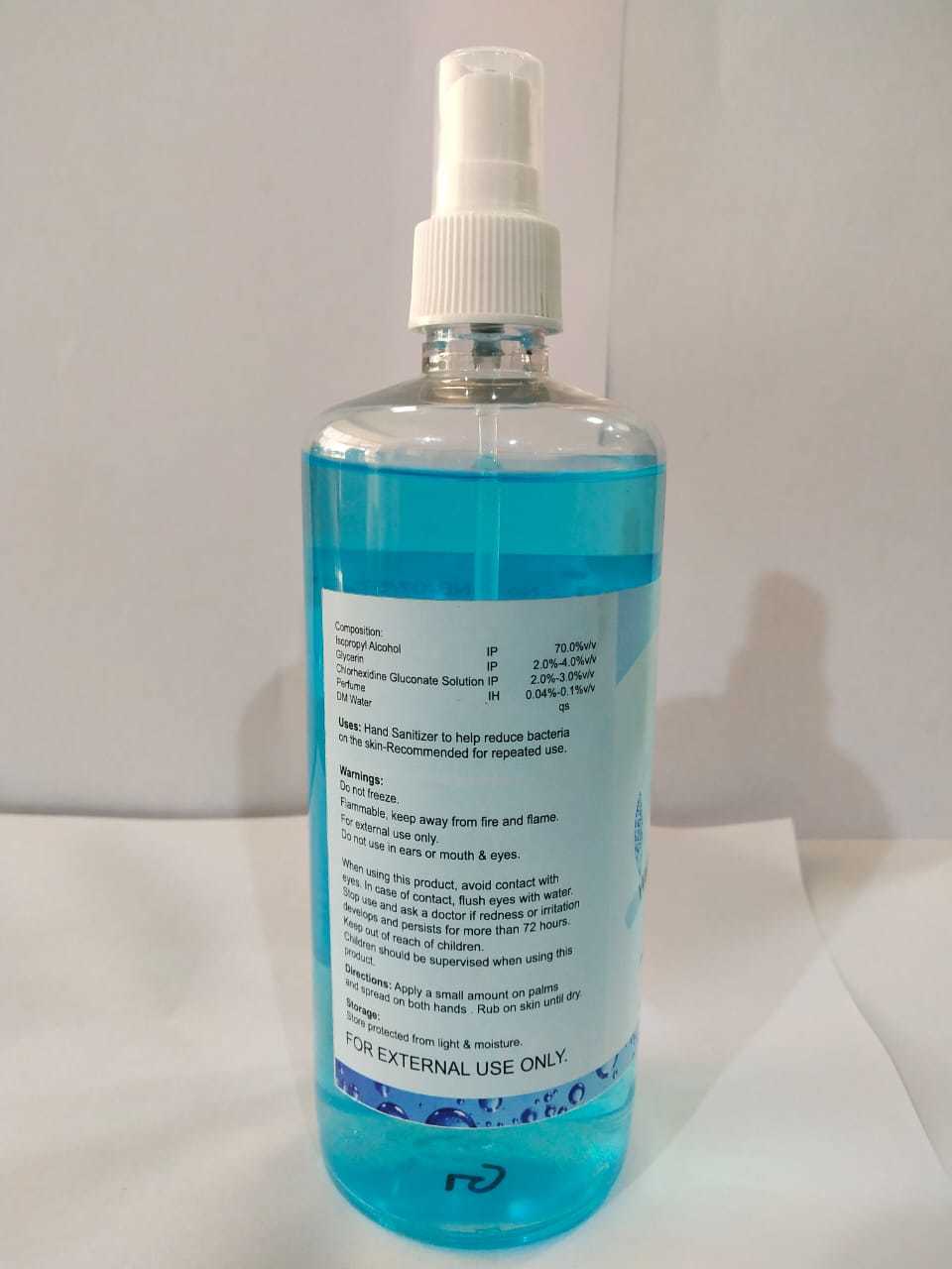 Isopropyl Alcohol - Hdpe Bottle With Flip Cap And Mist Spray Pump | Liquid Hand Sanitizer, Suitable For All Ages, Virus Control