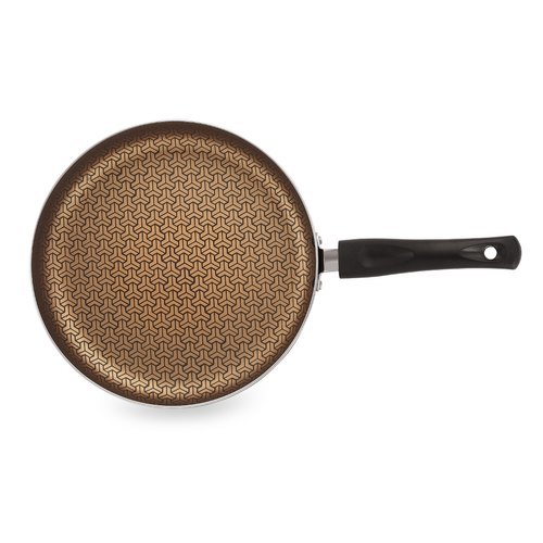 Nirlon High Quality Design Frying Pan - Aluminium Alloy, 24cm Diameter, 1.8l Capacity, Nonstick Coating | Soft Touch Handle, Gas Compatible, Durable
