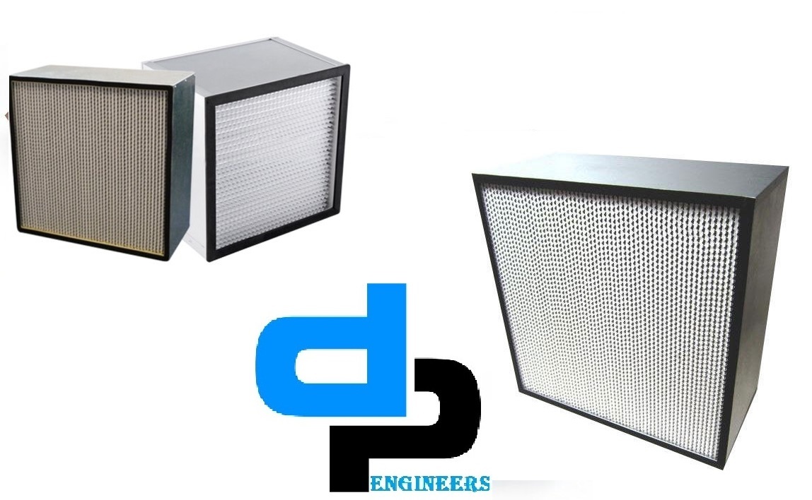 Galvanized Steel / Aluminum Anodized / Ss 304 Deep Pleat Hepa Filter