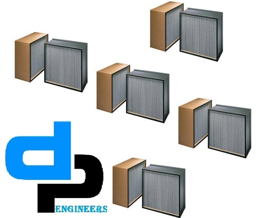 Galvanized Steel / Aluminum Anodized / Ss 304 Deep Pleat Hepa Filter
