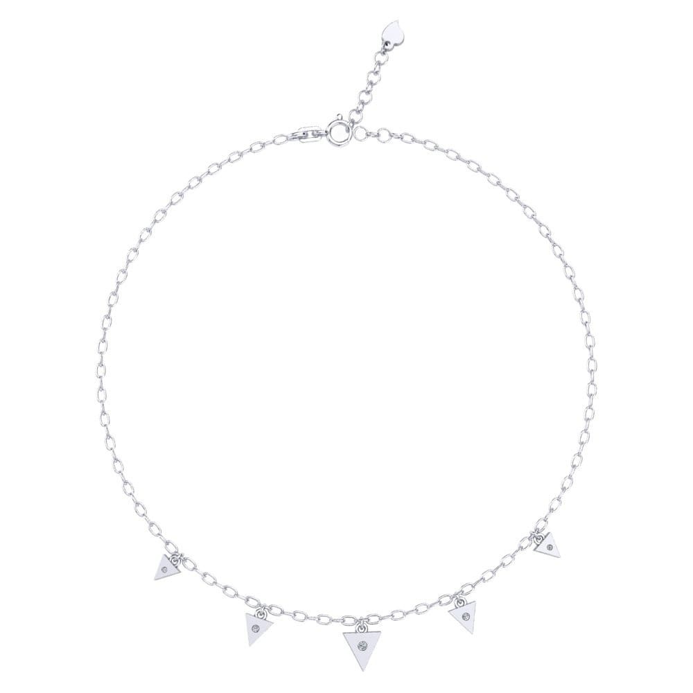 Silver Anklets Bracelet Gender: Women