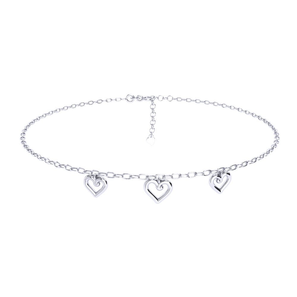 Silver Anklets Bracelet Gender: Women