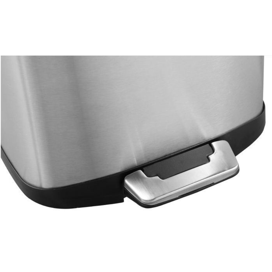 Stainless Steel Dustbin - Color: Silver