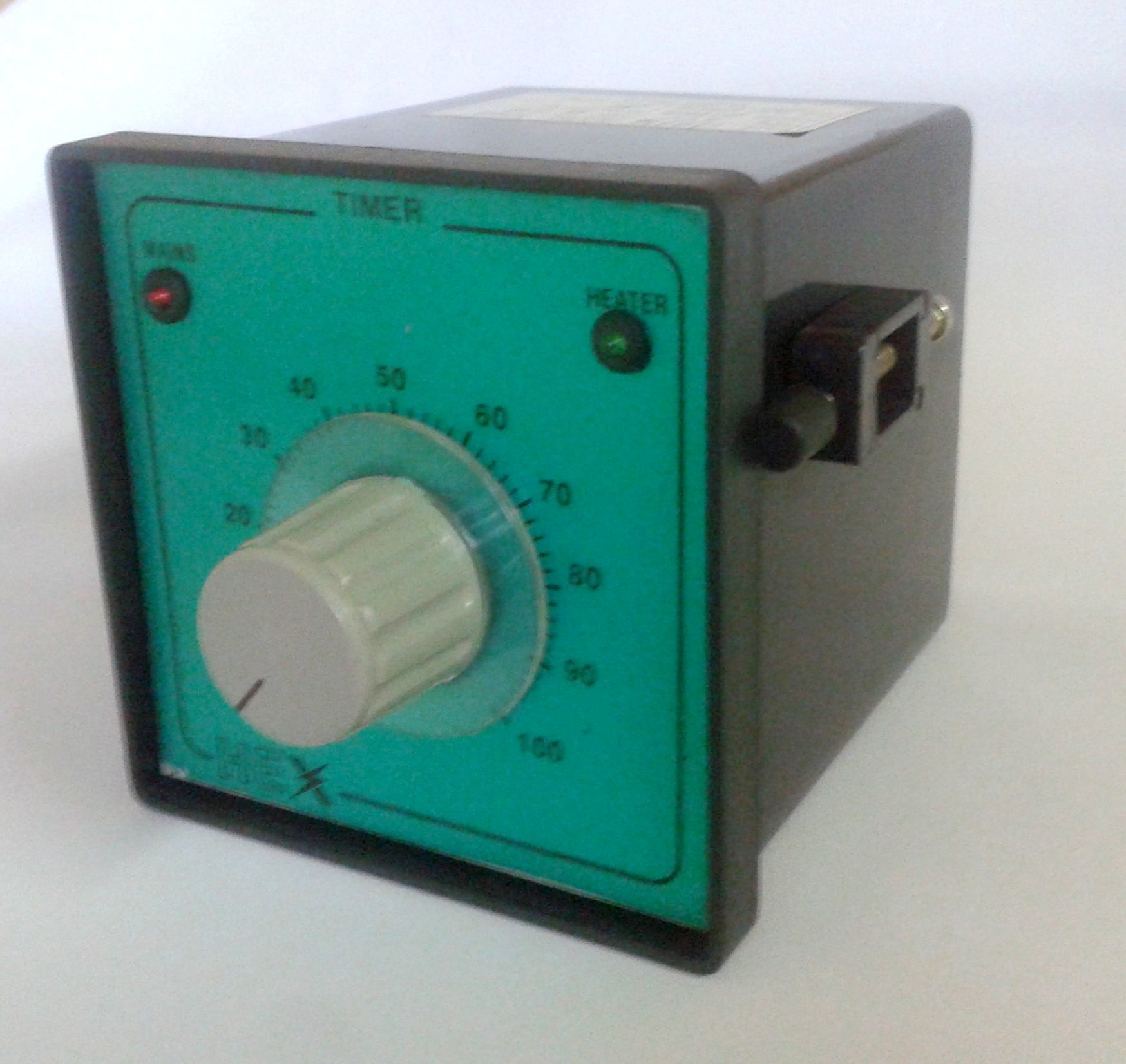 Black Analog Timer
