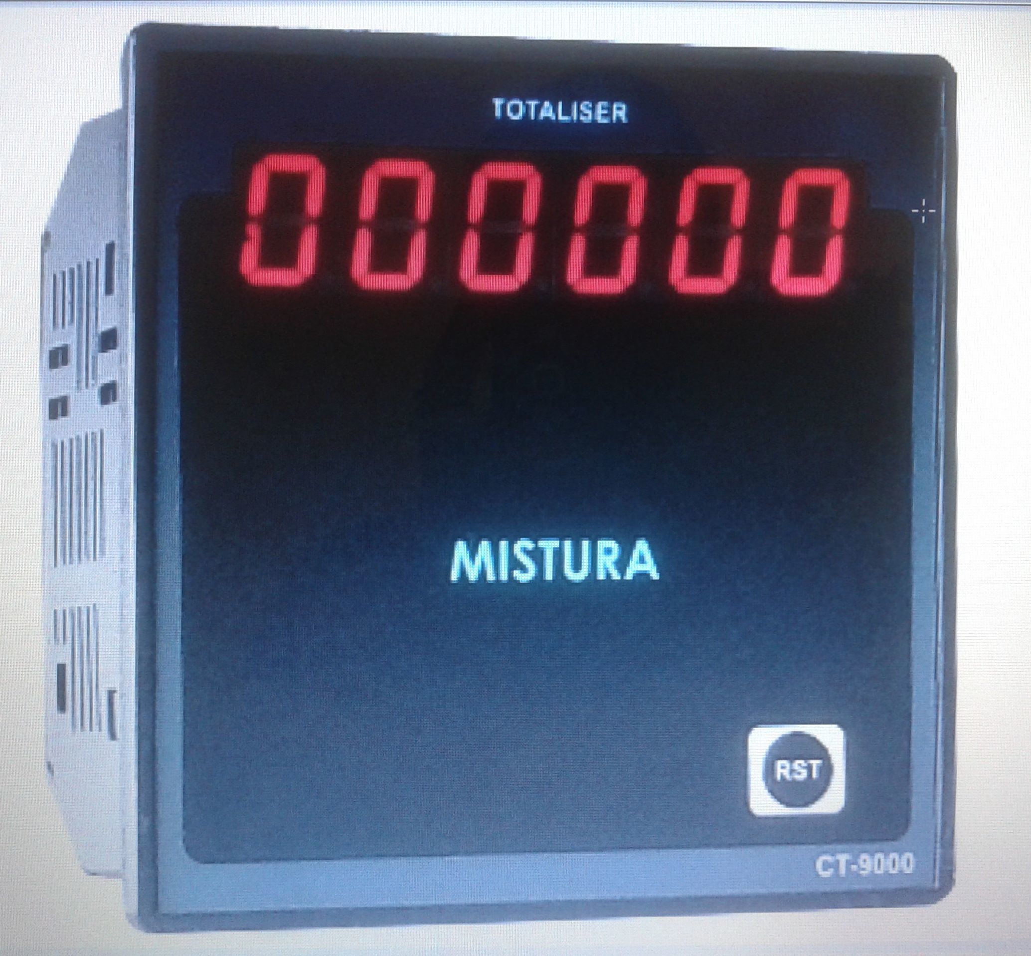 Black Digital Hour Meter