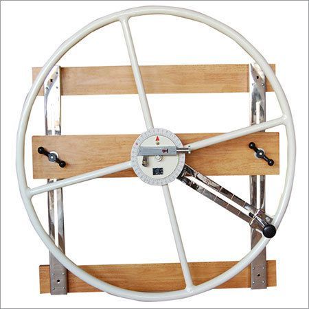 Imi-2801 Shoulder Wheel - Steel Tubular 100 Cm Diameter, Off-white | 360-degree Scale, Manual Resistance Control, Bi-directional Movement For Shoulder & Elbow Joint Rehabilitation