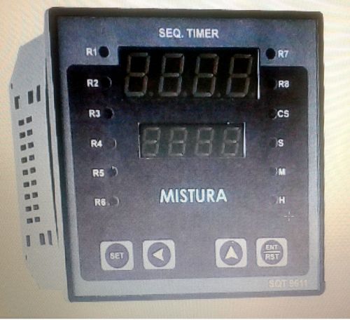 Black 4- Channel Sequential Timer