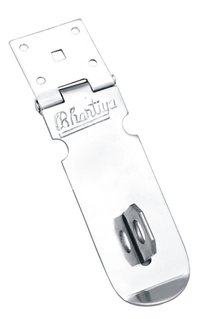 ब्राइट क्रोम प्लेटेड हैप्स और स्टेपल