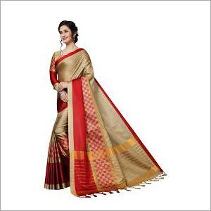 Ladies Silk Saree - Silk Material, Printed Pattern, Colors Varied | Ideal for Party Wear, Comfortable for All Seasons