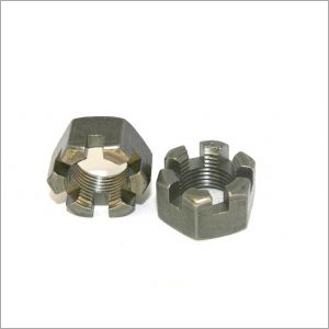 Slotted Nut - Stainless Steel, 1 Inch | Corrosion Resistant, High Tensile Strength, Ideal for Industrial Applications