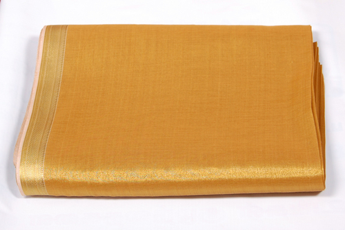 टिश्यू बॉर्डर जरीगाई ब्लाउज पीस