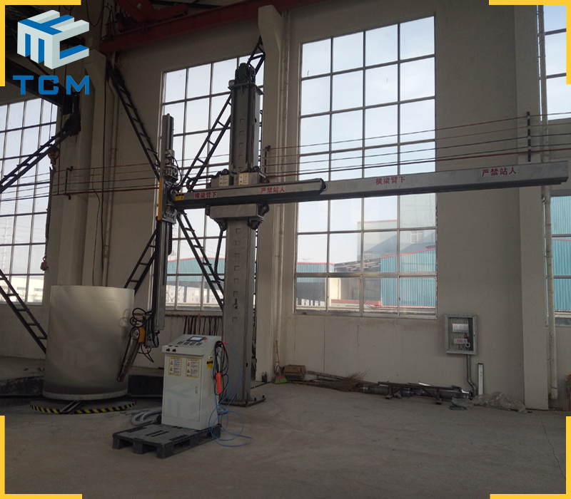 Steel Vertical Tank Body Automatic Polishing Machine