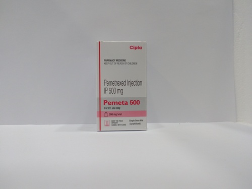Pemeta 500 Injection - Pemetrexed 500mg Liquid, Injectable Formula for Malignant Pleural Mesothelioma Treatment