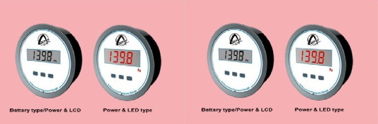 Cdpg-10l-led Aerosense Digital Differential Pressure Gauge Range 0-250 Mm Wc
