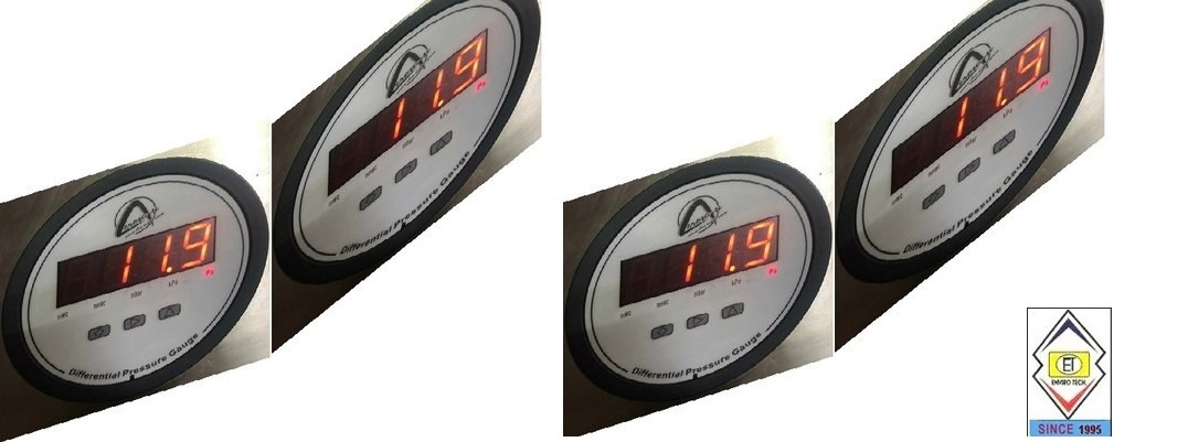 Cdpg-40l-led Aerosense Digital Differential Pressure Gauge Range 0-1000 Mm Wc