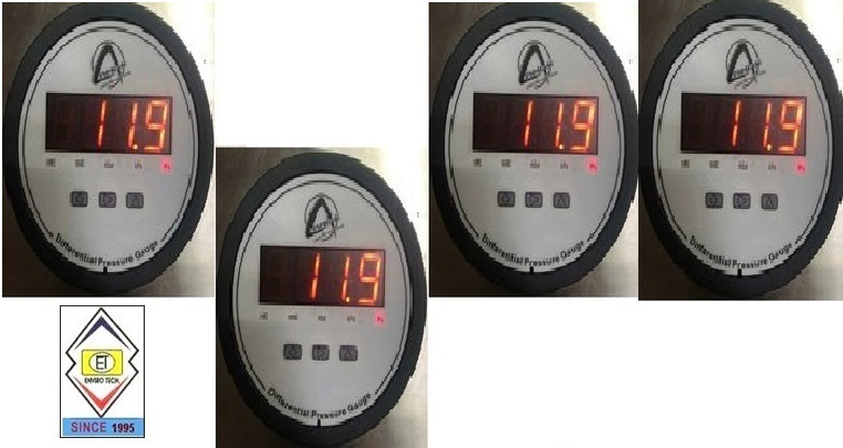 Cdpg-40l-led Aerosense Digital Differential Pressure Gauge Range 0-1000 Mm Wc