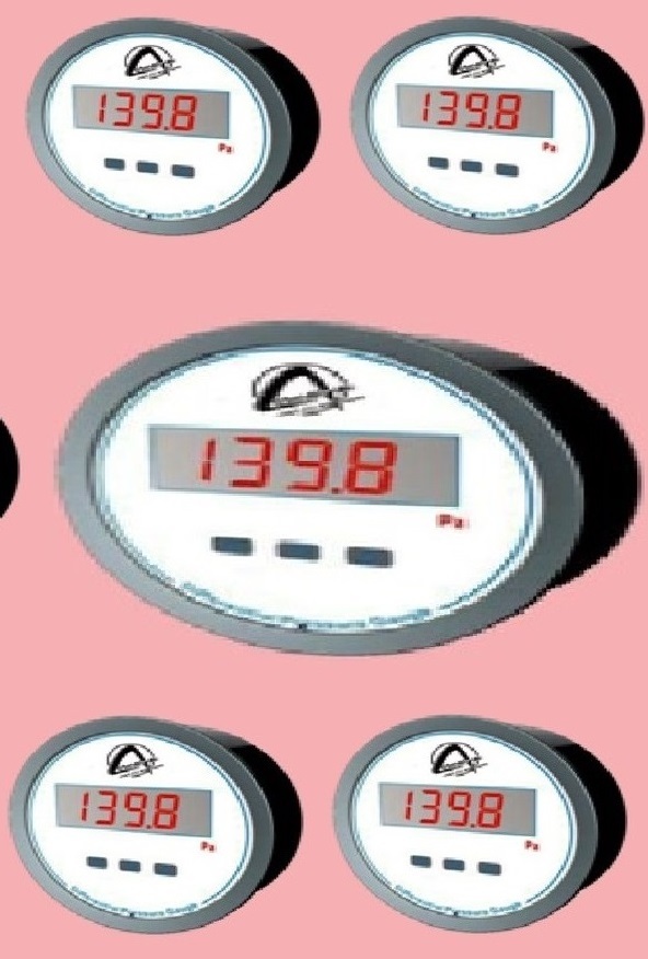 Cbdpg-2l-lcd Aerosense Digital Differential Pressure Gauge Model Range 0-50 Mm Wc