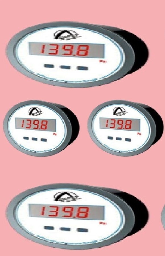Cbdpg-40l-lcd Aerosense Digital Differential Pressure Gauge Range 0-1000 Mm Wc