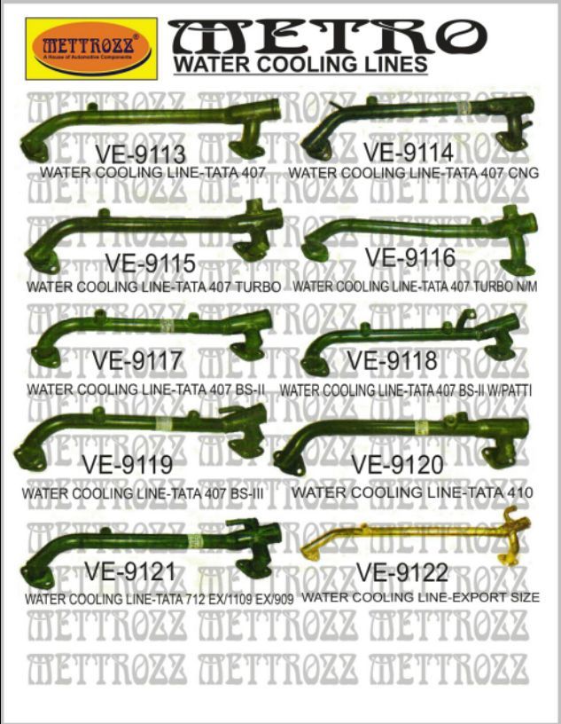 Cooling Pipes - Color: Miltary Green