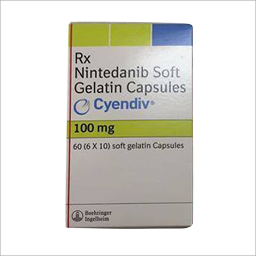 टेबलेट्स कैप्सुला डी जिलेटिना ब्लांडा डी निन्टेडेनिब 100Mg