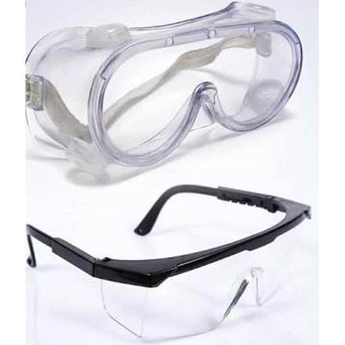 Medical Safety Goggles - Polycarbonate Material, Clear Lens, Black Frame | Anti-Fog, UV Protection, ANSI Z87.1 Certified