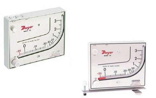 मार्क II मॉडल 40-1-AV डायर मैनोमीटर रेंज 0-1.1 इंच wc