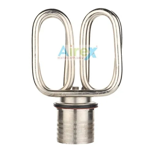 Airex Auto Double Pipe Kettle Heating Element - Copper, 6"x4.5" Size, 2000W Power | Lightweight 328g Design, Customizable Master Packing