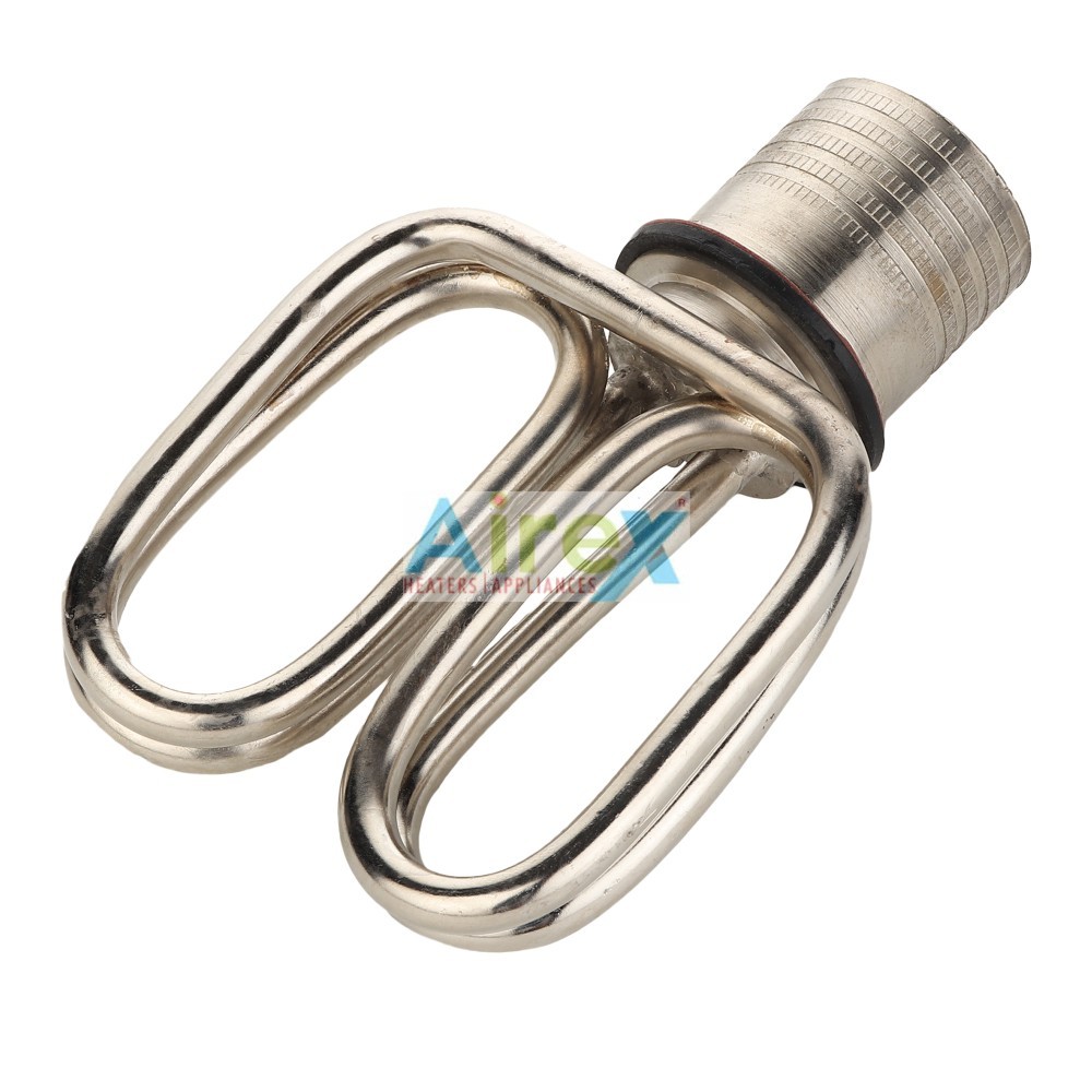 Airex Auto Double Pipe Kettle Heating Element - Copper, 6"x4.5", 3000w | Insulated, Lightweight At 344 Grams, Customizable Design