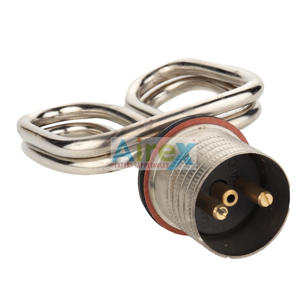Airex Auto Double Pipe Kettle Heating Element - Copper, 6"x4.5", 3000w | Insulated, Lightweight At 344 Grams, Customizable Design