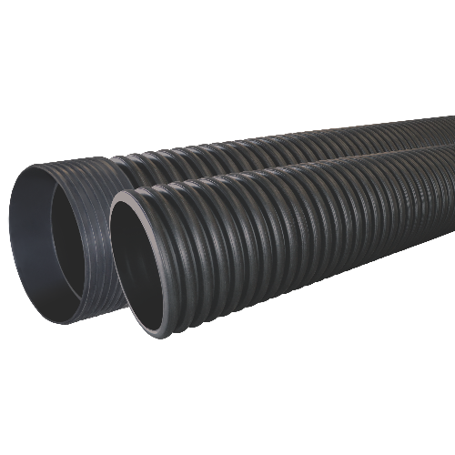 Black Double Wall Corrugated Pipes