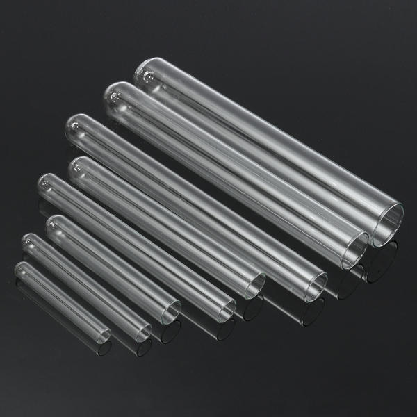 Glass Test Tube - Borosilicate Glass 10 Mm To 38 Mm Diameter 3 Ml To 170 Ml Capacity Plain Or Graduated Stopper Available For Laboratory Use