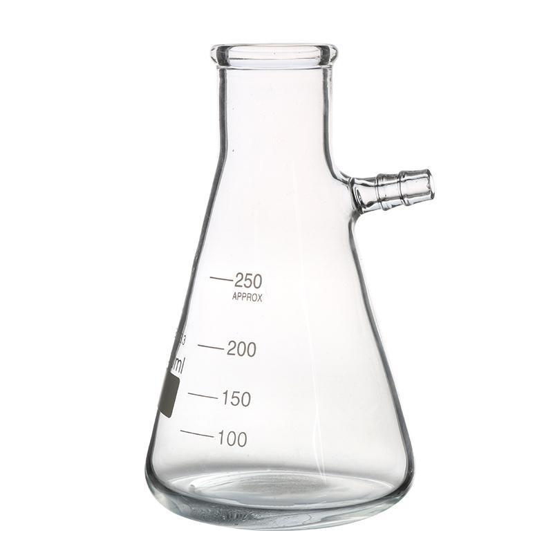Glass Filter Flask - Borosilicate Glass 3.3, 35 Ml To 3000 Ml Capacity, Corrosion Resistant, Durable, Heat Resistant, Slip Resistant