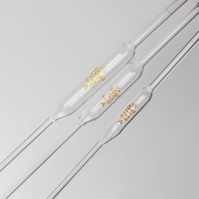 Volumetric Pipettes - Borosilicate Glass 3.3, 0.1 Ml To 25 Ml Capacity, Class A/b Calibration, Clear Color, Standard Tip, Heat And Corrosion Resistant