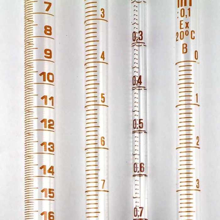 Volumetric Pipettes - Borosilicate Glass 3.3, 0.1 Ml To 25 Ml Capacity, Class A/b Calibration, Clear Color, Standard Tip, Heat And Corrosion Resistant