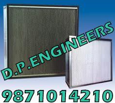 Fiber Glass Hepa Filters Flow Capacity 0-500 Cfm