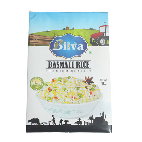 Basmati Rice Pouch - Multi-Layered PP Material, Customized Size, Multicolour Printed Design - Ideal for Long-Term Freshness and Quality Preservation
