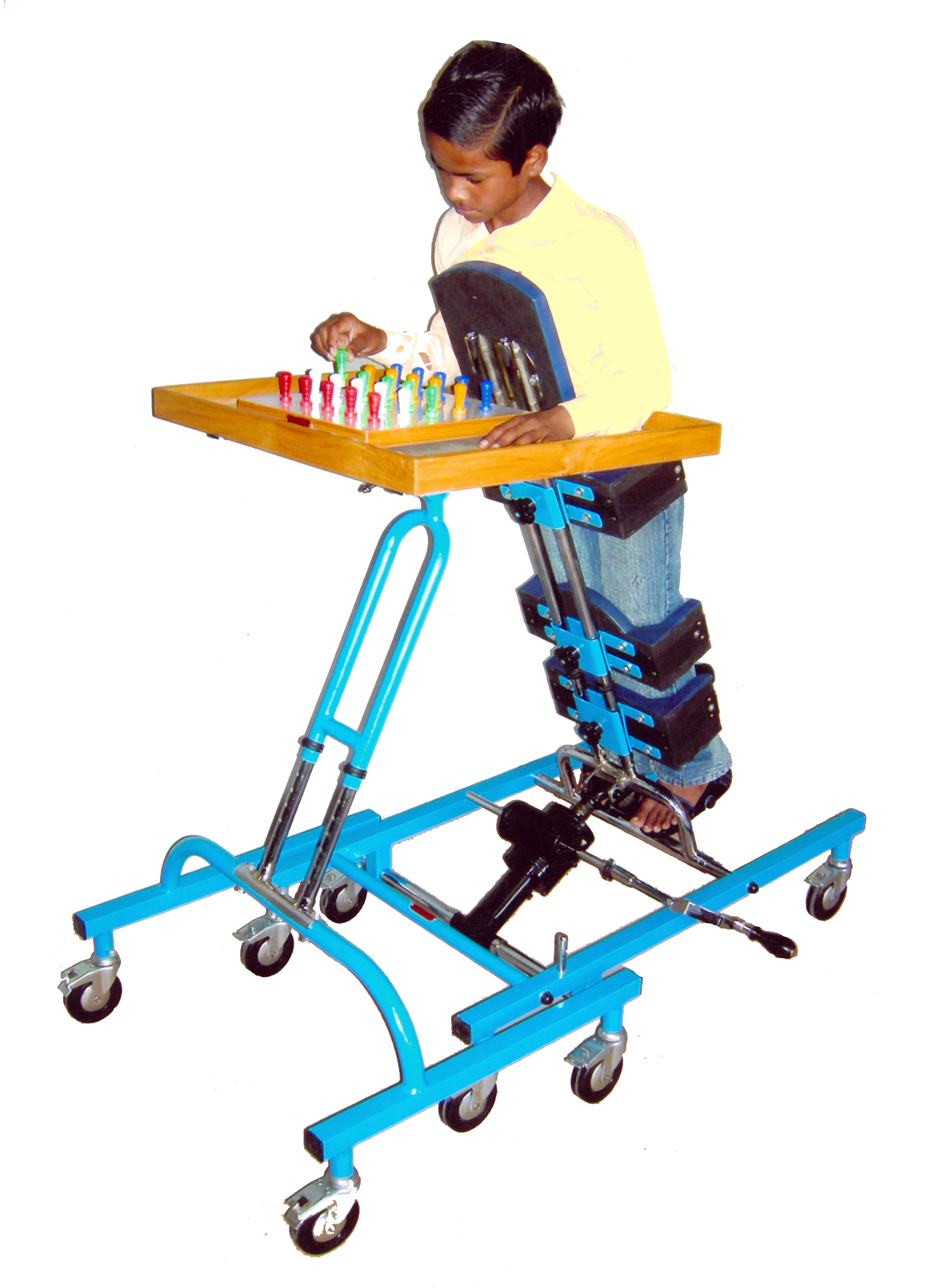 Standing Positioner With Activity Tray, Child. Color Code: Off White